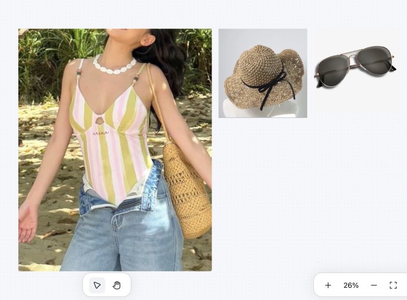 服装配置搭配 案例截图