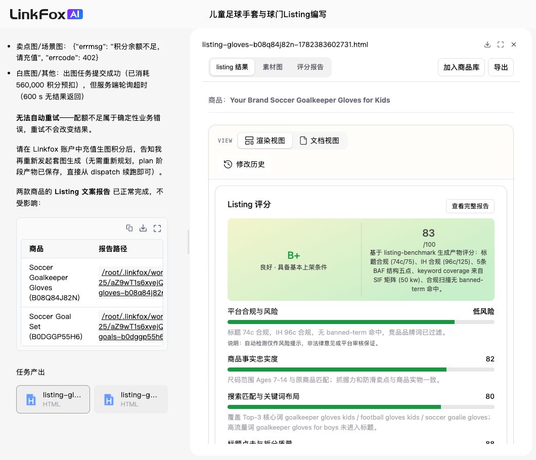 商品库联动：商品档案驱动 Listing